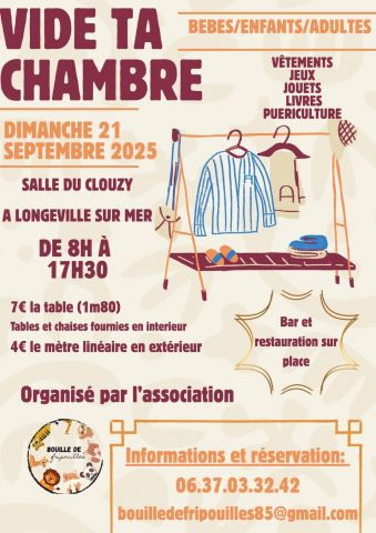 Vide ta chambre enfant/adulte