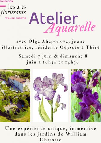 Atelier Aquarelle dans les jardins de William  ...