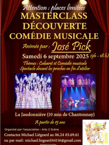 Masterclass découverte Comédie musicale et Cabaret