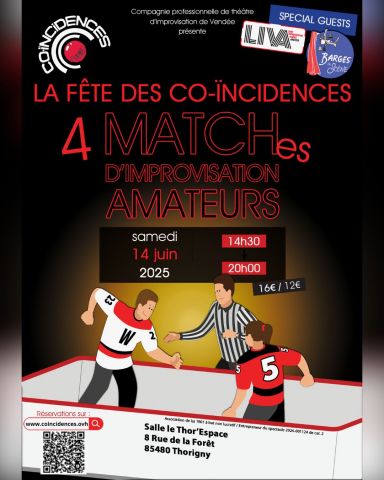 Fêtes des Co-Ïncidences 2025 (Matchs d'Impro)