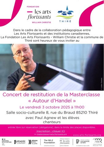 Concert de restitution de la Masterclasse « Au ...