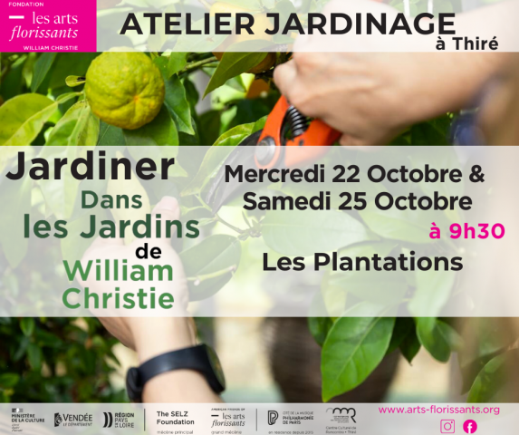 Atelier jardinage : plantations