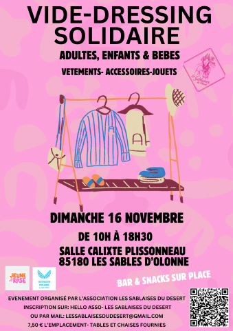 Vide dressing adultes-enfants-bébés
