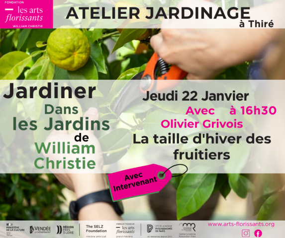 Atelier jardinage Arts Flo : La taille d'hiver ...