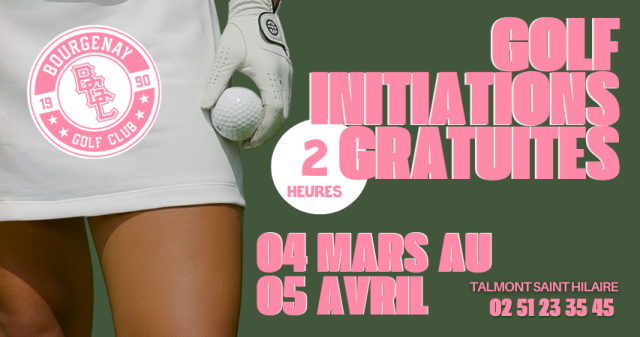 INITIATIONS GOLF GRATUITES