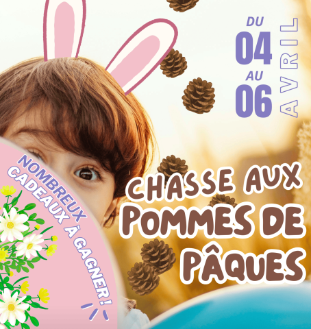 Chasse aux pommes de Pâques