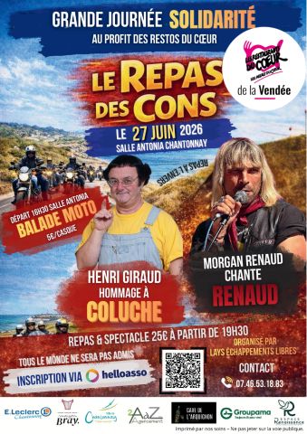 Le Repas des Cons - Grande journée solidarité  ...