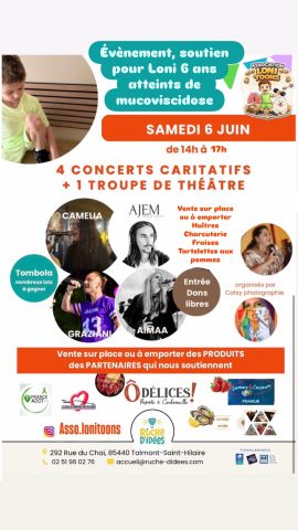 Concert caritatif en soutien à Loni