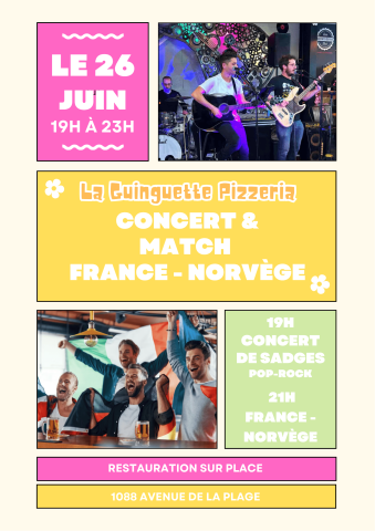 CONCERT + MATCH FRANCE-NORVEGE