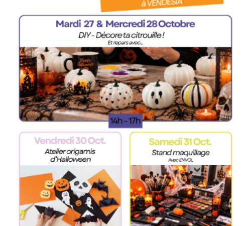 Atelier DIY - Décore ta citrouille... Et repars avec