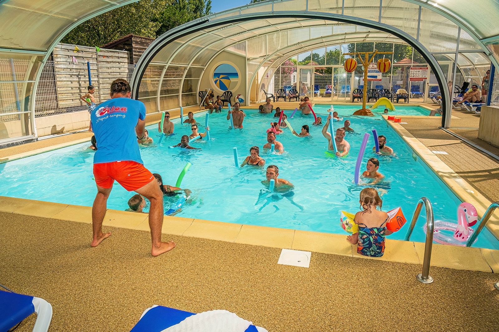 Campsite Les Flots Bleus - A family campsite on a human scale, just 200m  from the beach! - Campsites, Mobile Homes in L'Aiguillon-sur-Mer - Guide de  la Vende