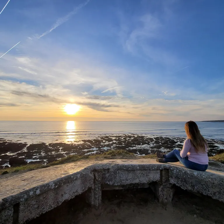 Coucher de soleil sur la Pointe du Payré