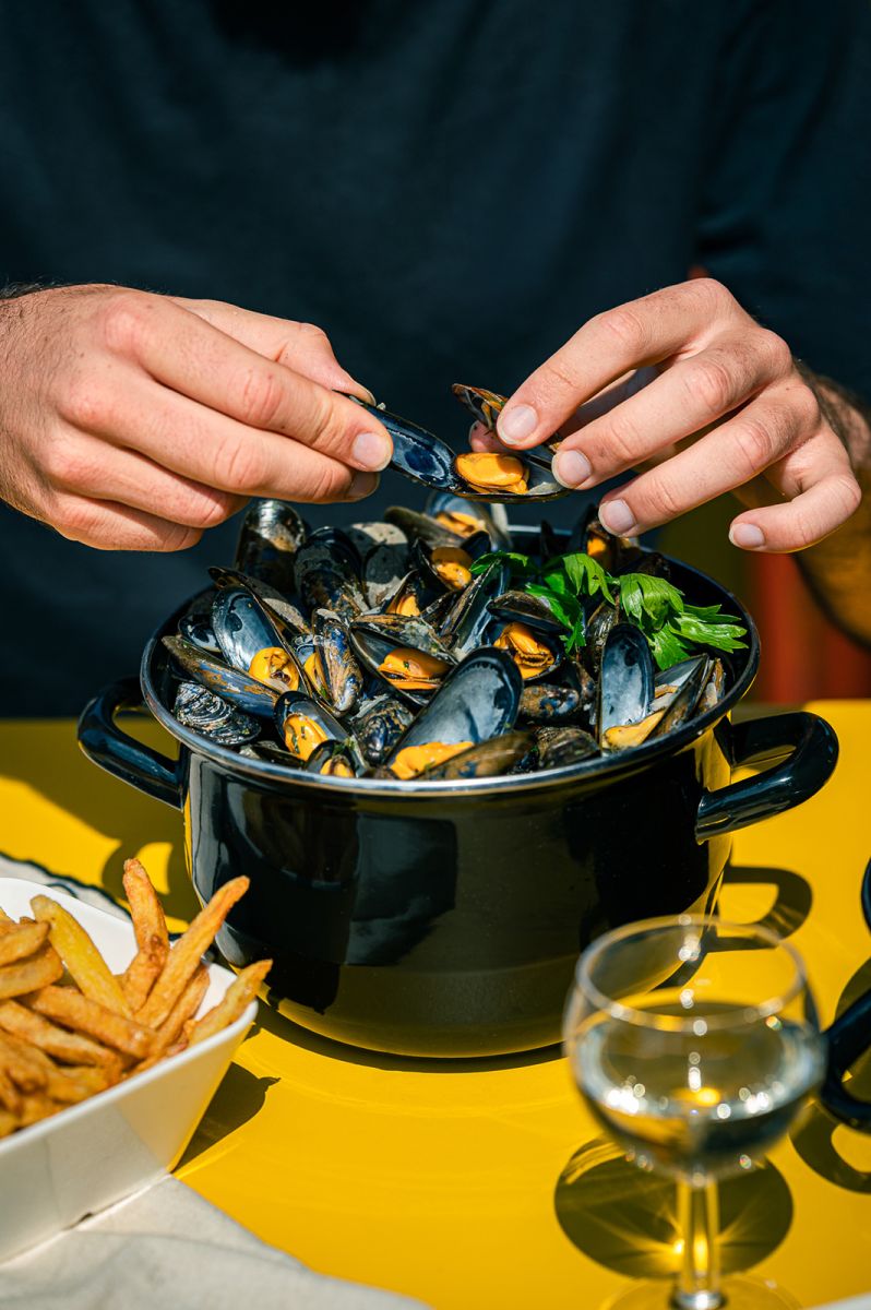 Dégustation moules