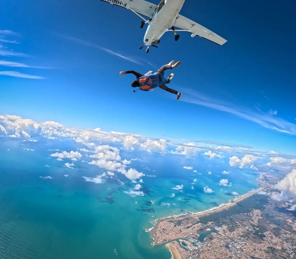 vendée évasion parachutisme