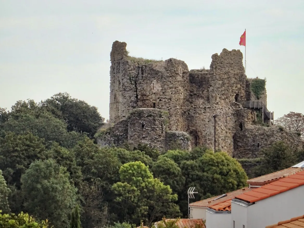 The castle of Talmont-Saint-Hilaire