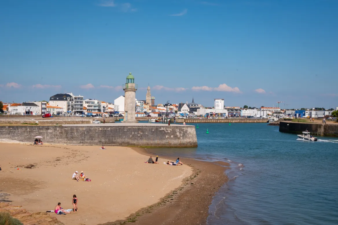 The seaside resort of Saint-Gilles-Croix-de-Vie