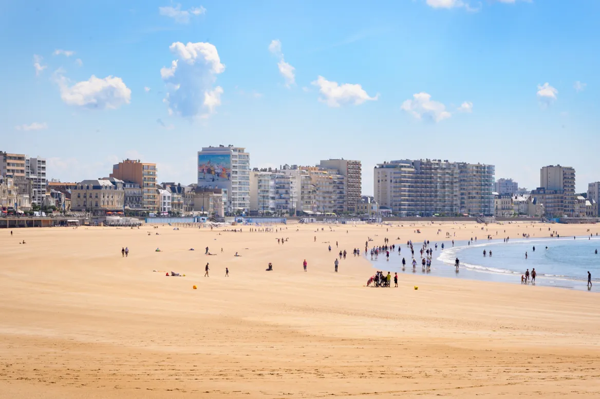 La grande plage des Sables d'Olonne