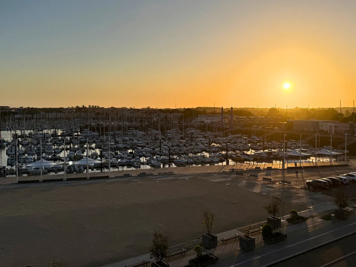 Sunset in Les Sables-d'Olonne
