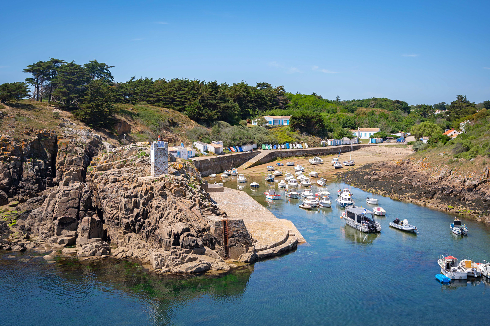 Ile d'Yeu Le port de la meule