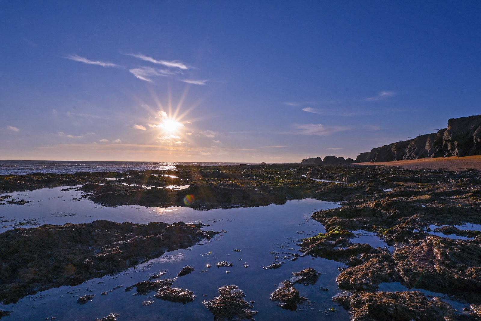 Saint-Gilles-Croix-de-Vie L'estran Rocheux